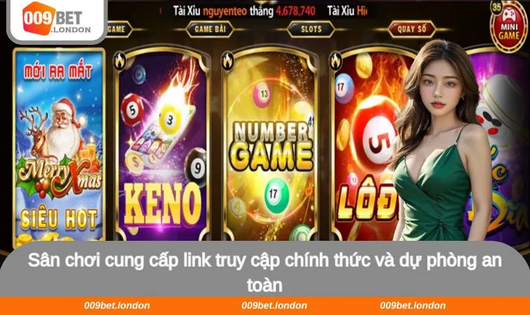 Sân chơi cung cấp link truy cập chính thức và dự phòng an toàn